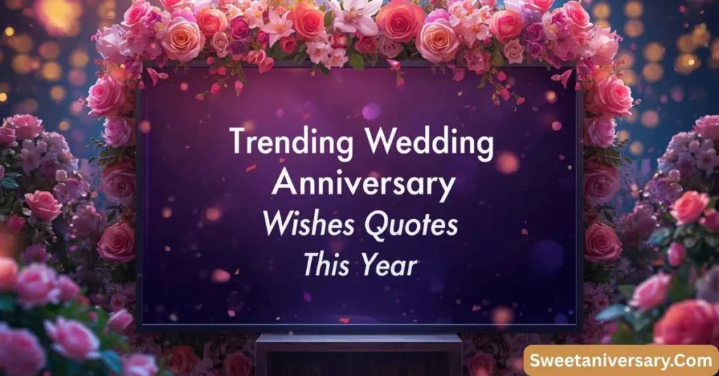 Trending Wedding Anniversary Wishes Quotes This Year