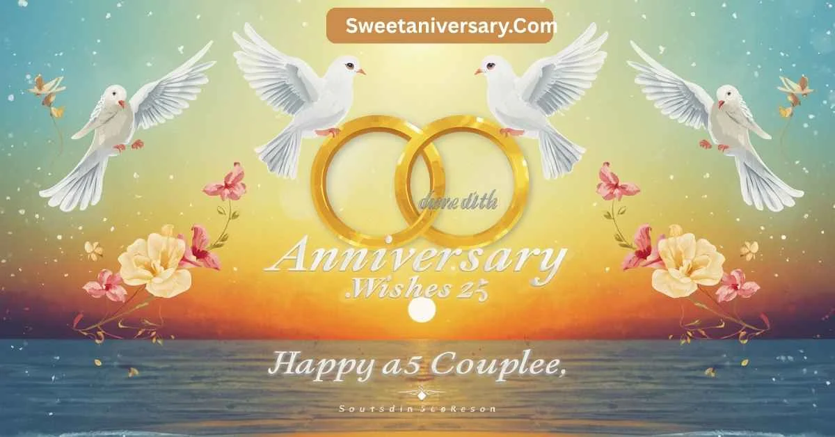 25th Wedding Anniversary Wishes for Couple