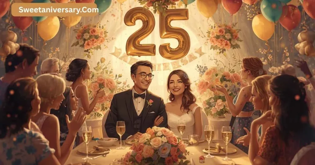 25th Wedding Anniversary Wishes Images for Parents