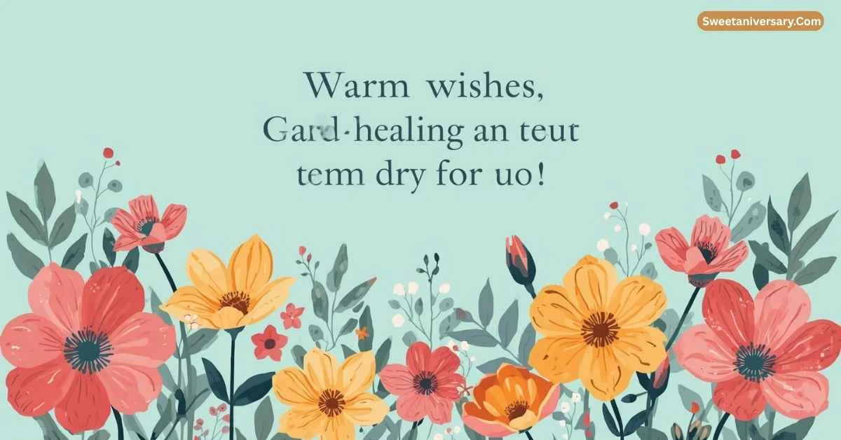 Another Way to Say Wishing You a Speedy Recovery