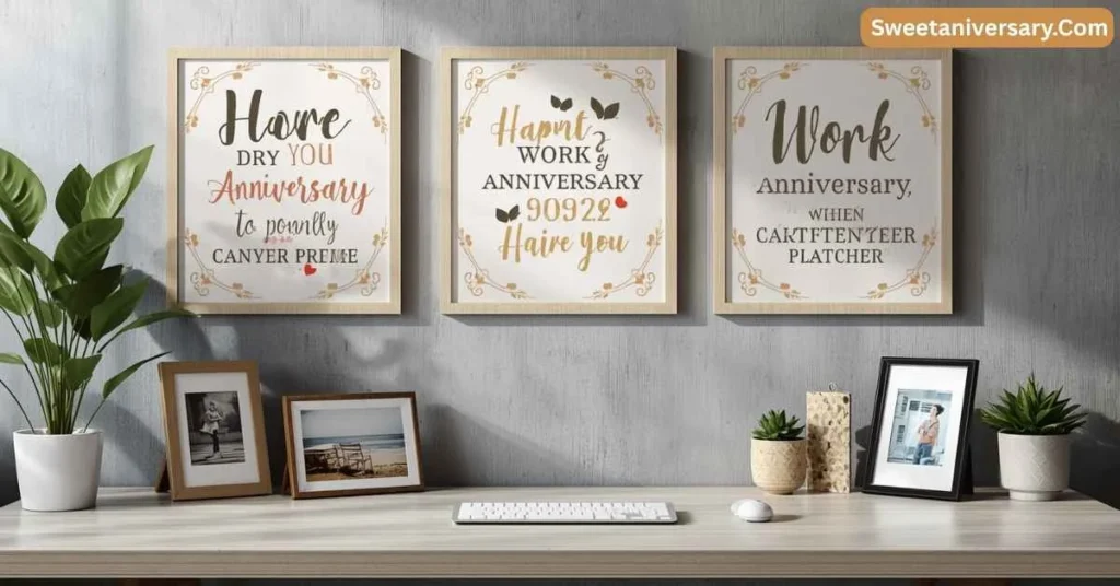 Best Happy Work Anniversary Wishes for Social Media