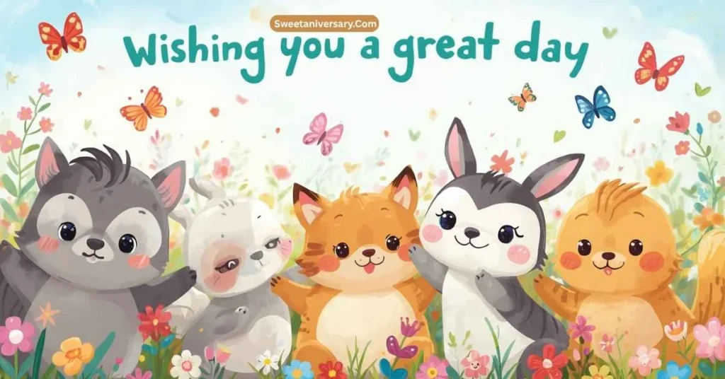 Cute Wishing You a Great Day Images 