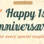Happy 1st Wedding Anniversary Wishes for Every Special Couple