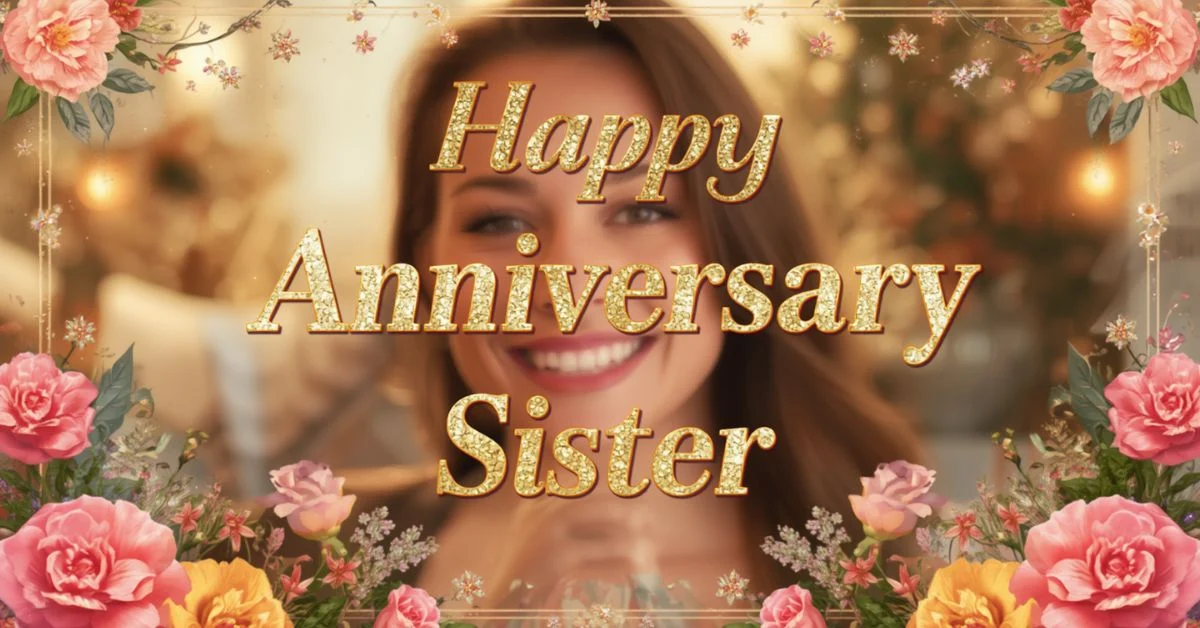 Happy Anniversary Wishes for Sister