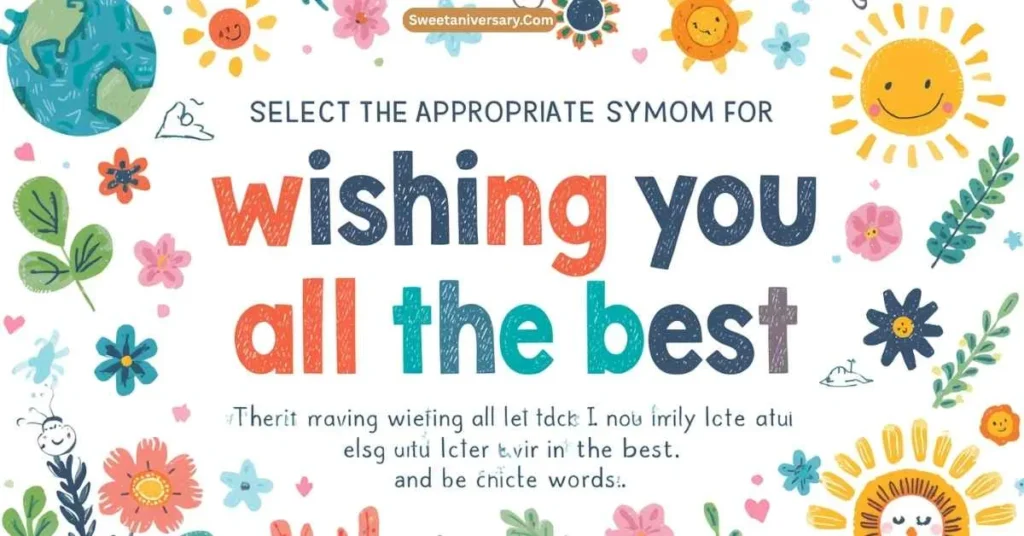 How to Choose the Right Wishing You All the Best Synonym