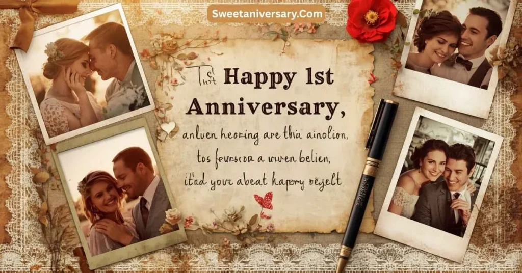 Romantic Happy 1st Anniversary Wishes