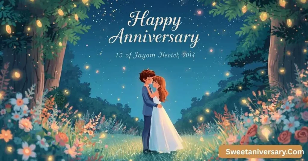 Romantic Happy Anniversary Wishes to Son and Daughter in Law 