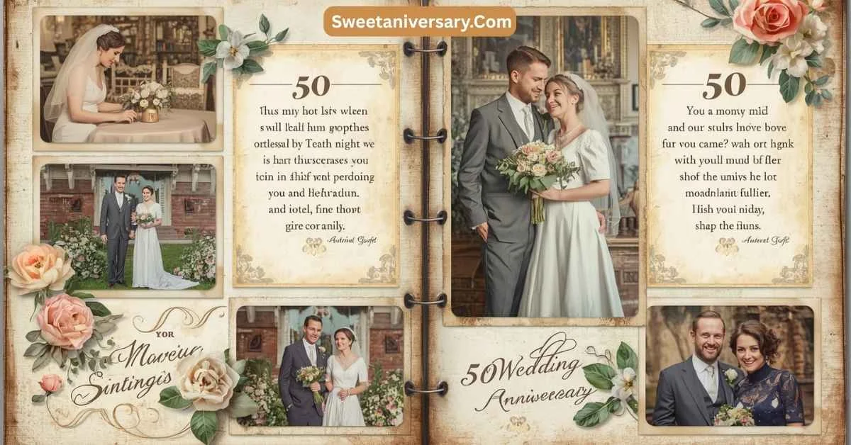 Short 50th Wedding Anniversary Wishes for Friends