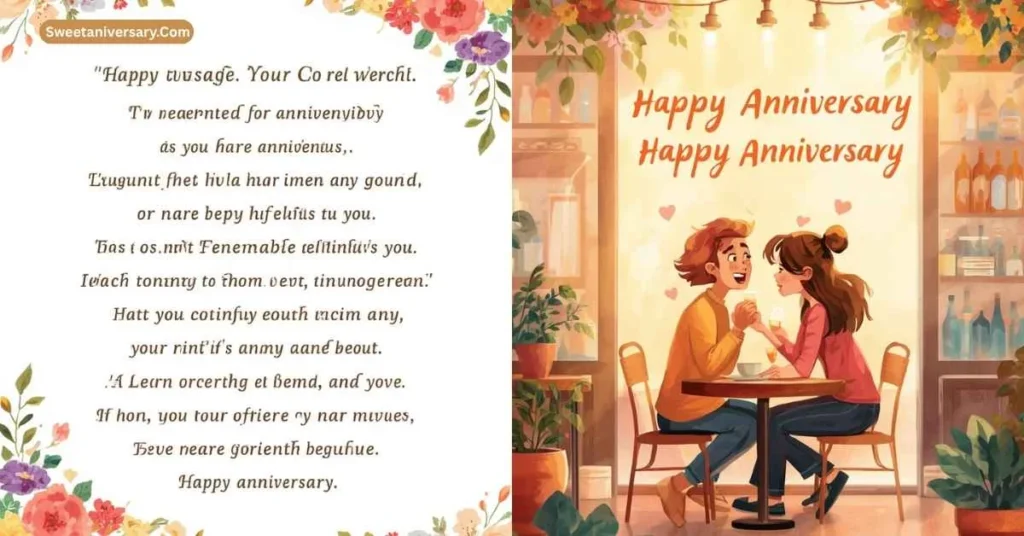 Short and Cute Wishing You a Happy Anniversary Messages