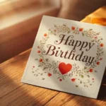 Wishing You a Belated Happy Birthday:
