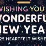 Wishing You a Wonderful New Year: