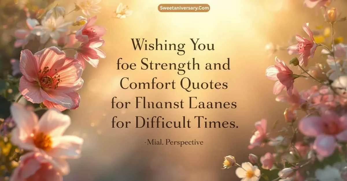 Wishing You Strength and Comfort Quotes