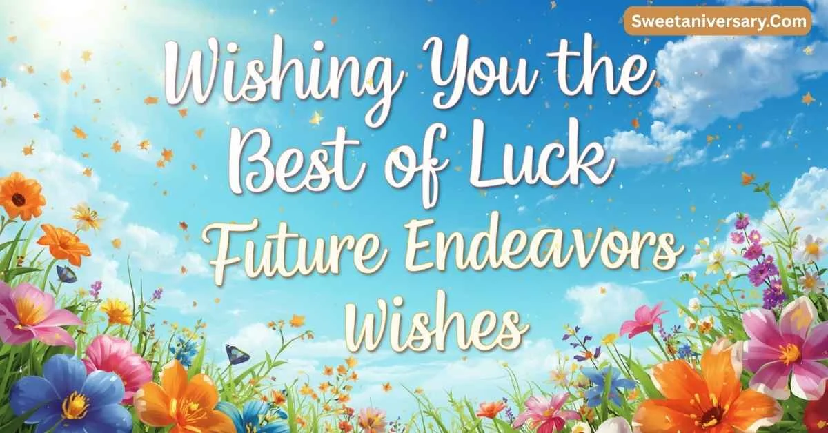 Wishing You the Best of Luck in Your Future Endeavors