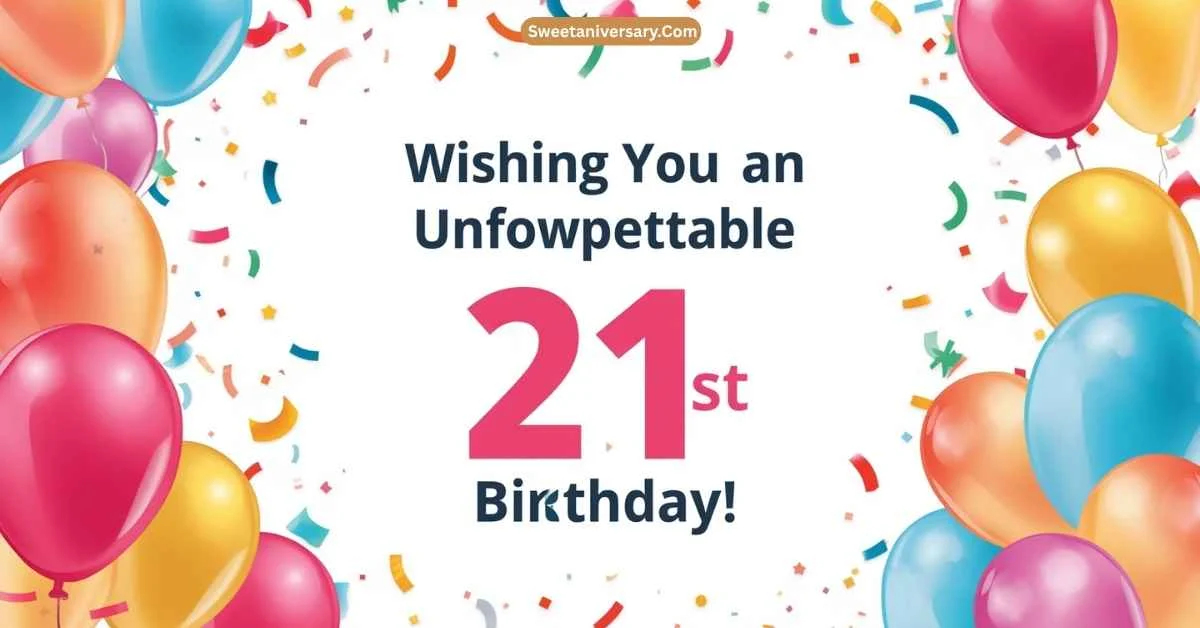 Wishing You an Unforgettable 21st Birthday: