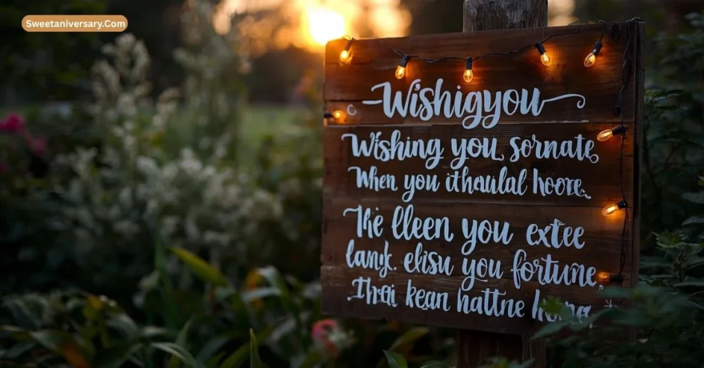 Heartfelt Wishing You Fortune Messages