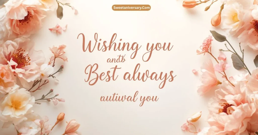 Heartfelt Wishing You the Best Always Messages
