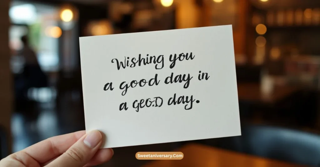Wishing You a Good Day Quotes for Text Messages
