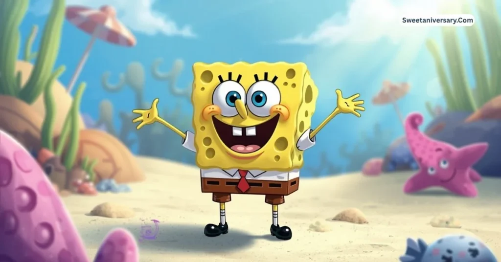 Cute Sponge Bob Wishing You Well Wishes