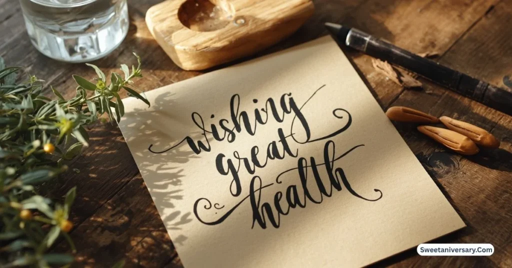 Heartfelt Wishing You Great Health Messages