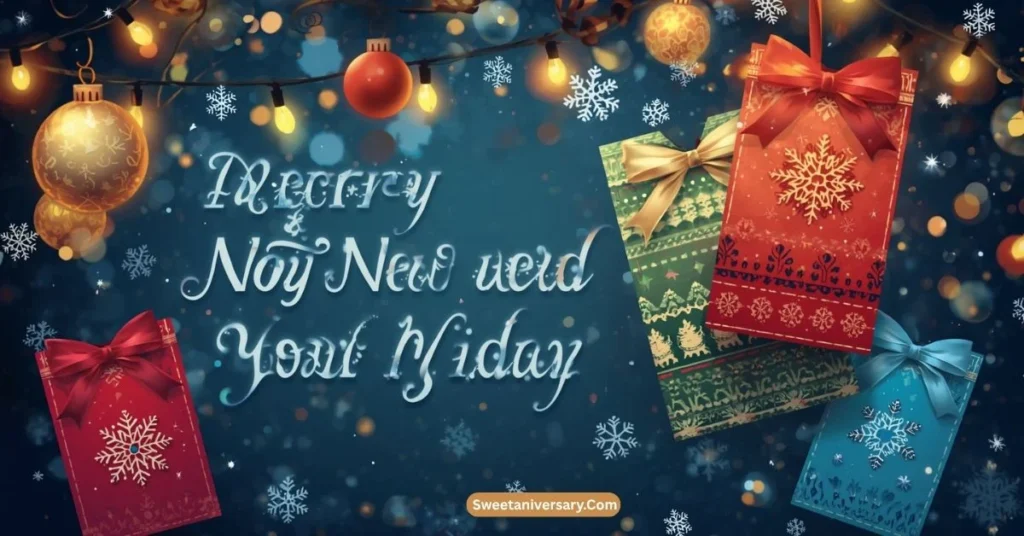 New Year and Holiday Season Wishing You Peace and Joy Messages