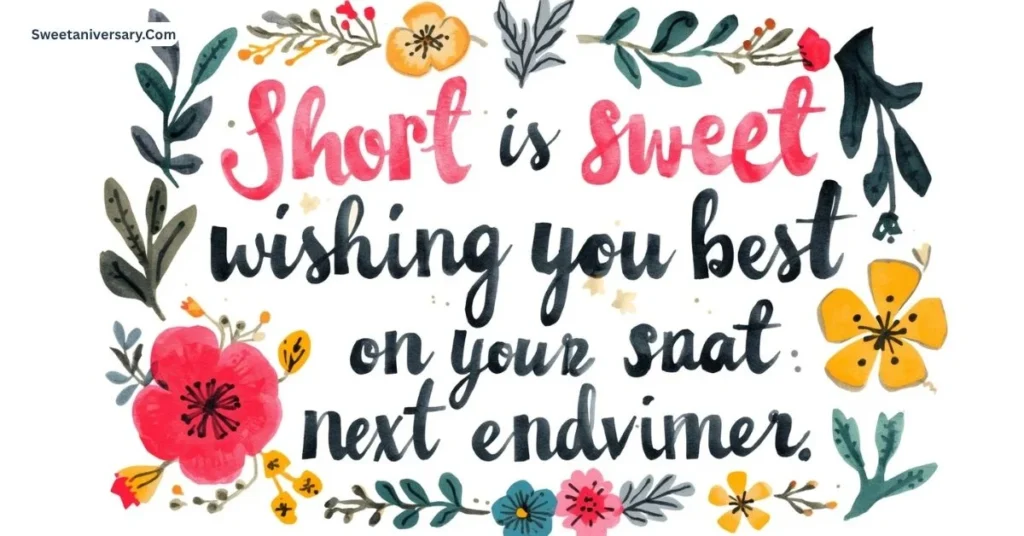 Short & Sweet Wishing You the Best on Your Next Endeavor