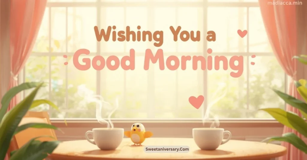 Sweet and Cute Wishing You a Good Morning Messages