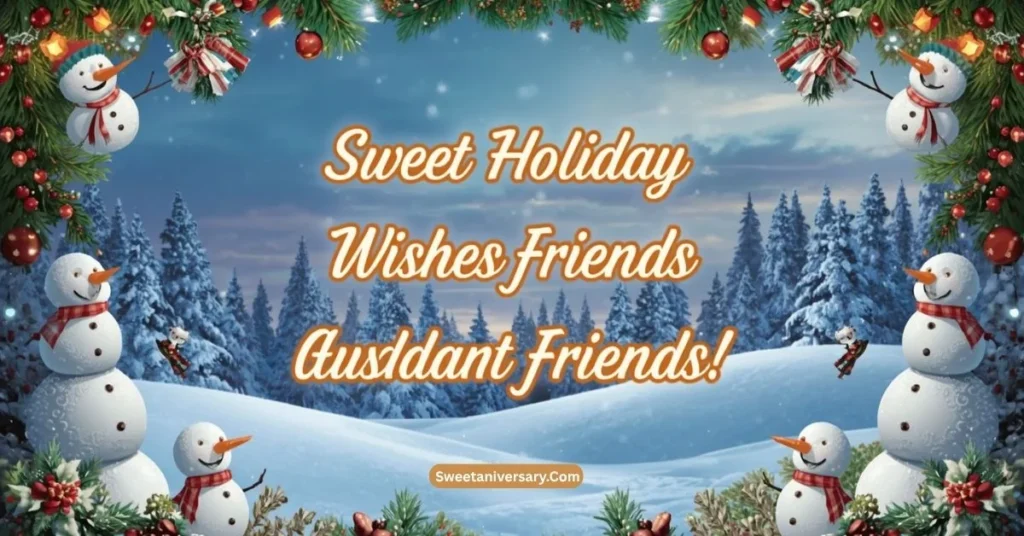 Sweet Holiday Wishes for Friends
