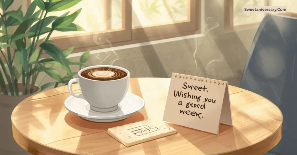 Sweet Wishing You a Good Week Messages for Friends