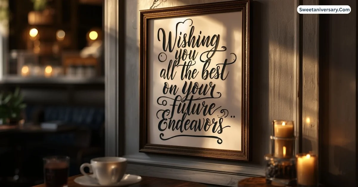 Wishing You All the Best on Your Future Endeavors