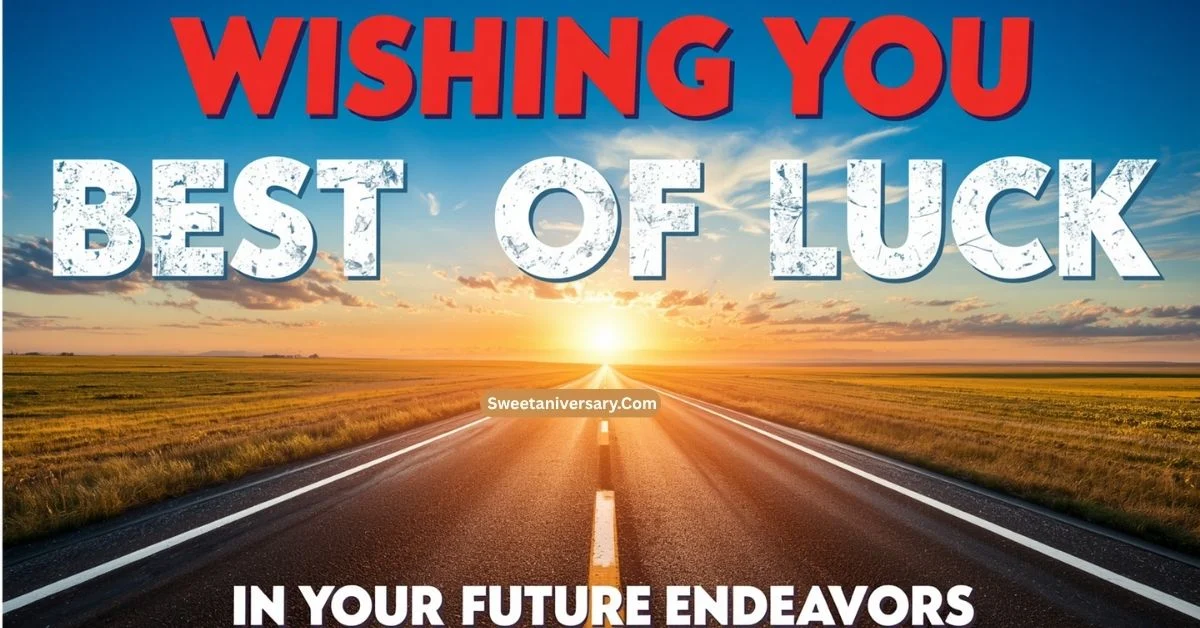 Wishing You Best of Luck in Your Future Endeavors
