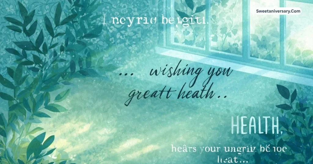 Wishing You Great Health for Someone Special