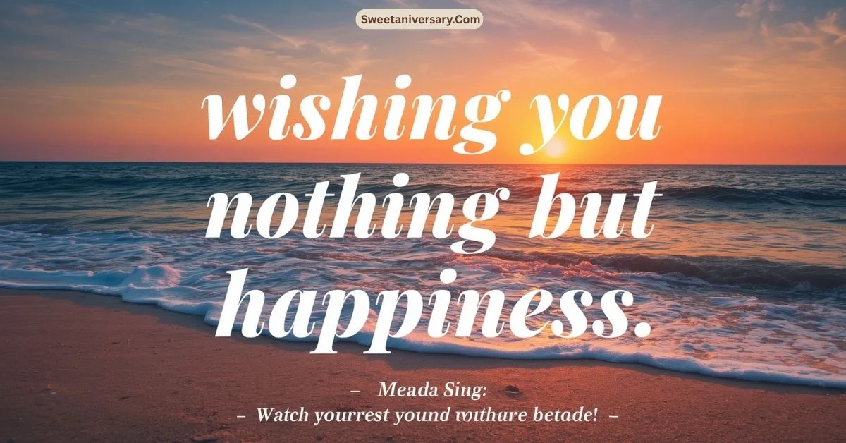 Wishing You Nothing but Happiness: