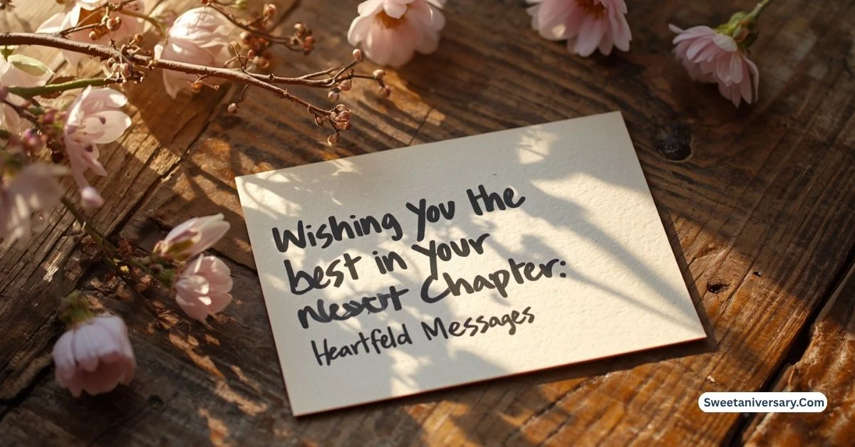 Wishing You the Best in Your Next Chapter: Heartfelt Messages