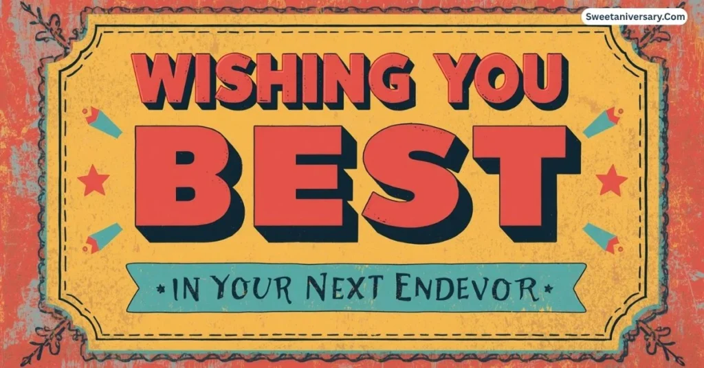 Inspirational Wishing You the Best in Your Next Endeavor