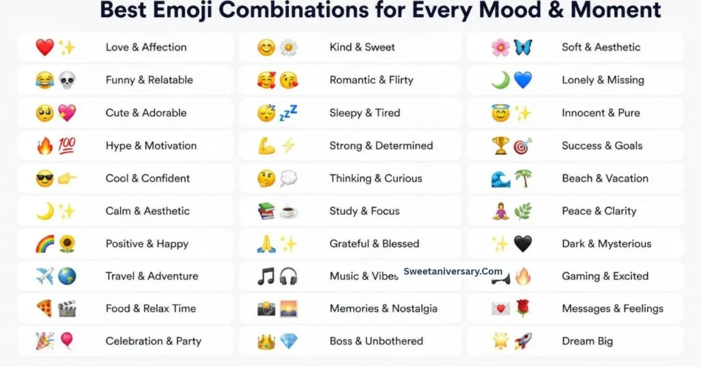 Best emoji combinations for copy paste