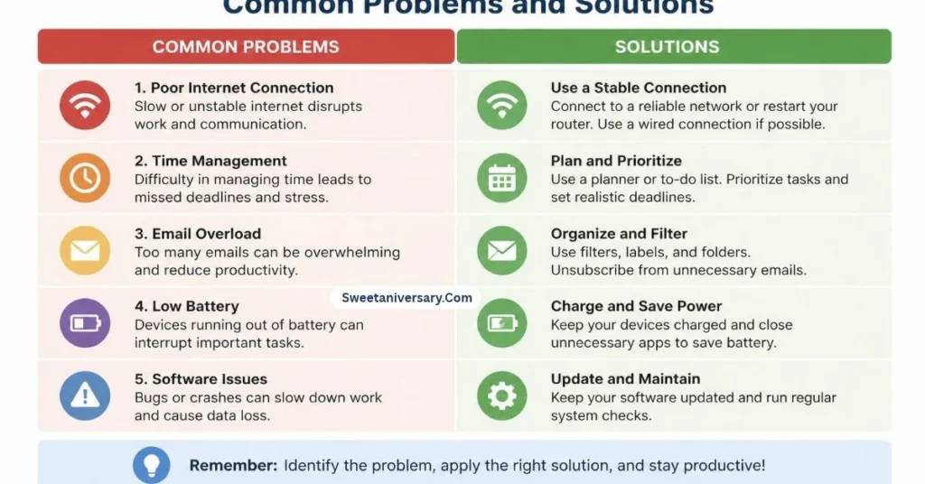 Common problems and solutions