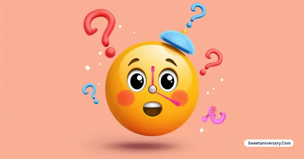 What does clock it emoji mean
