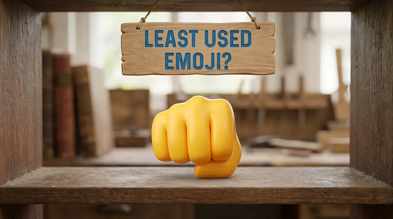 what is the least used emoji